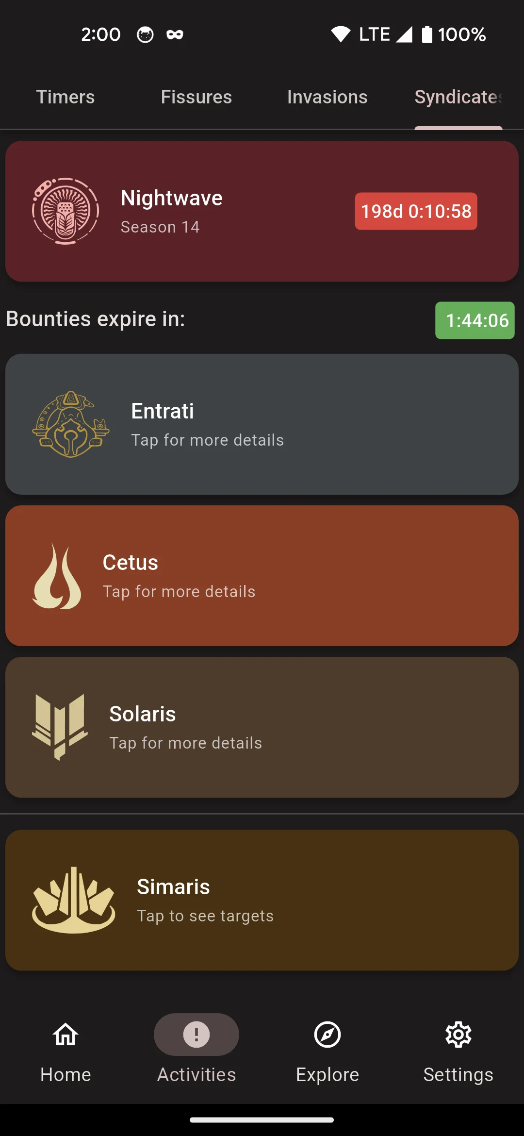 Cephalon Navis - Warframe hub screenshot